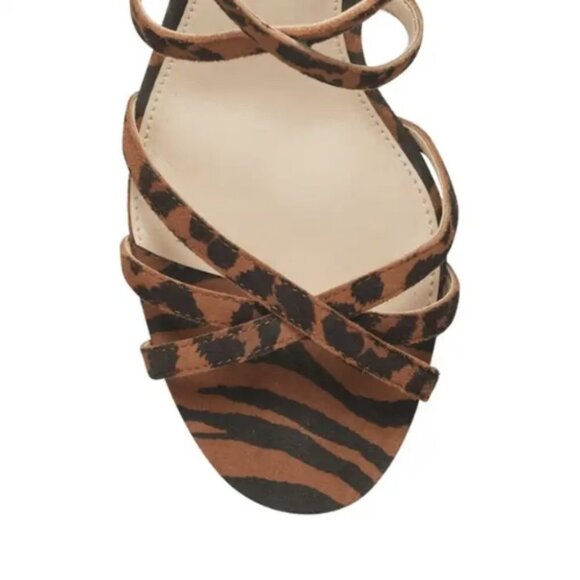 NEW Vince Camuto Garnitta Platform Sandal Animal Print - Picture 4 of 4